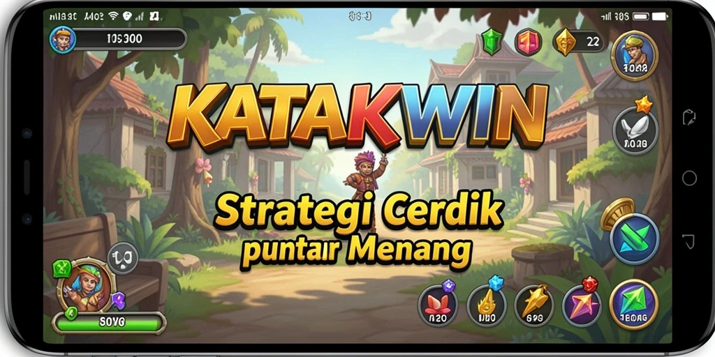 Tangkapan layar menunjukkan momen strategis dalam KATAKWIN.