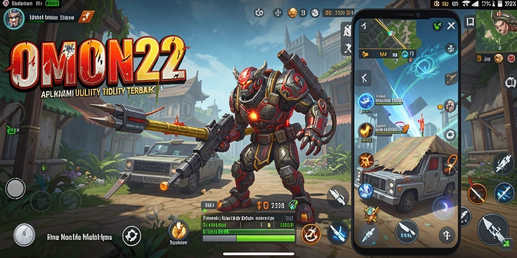 Screenshot utama OMON22 menampilkan antarmuka aplikasi Utility yang intuitif.