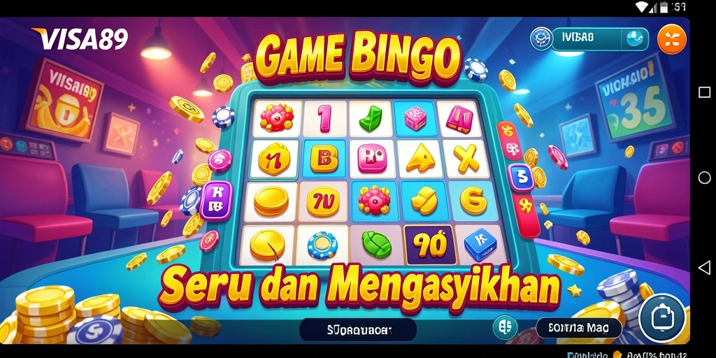 Tangkapan layar dari gameplay Bingo yang menarik di VISA89.